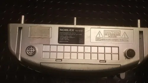 Carcasa Radiograbador Noblex Modelo Rcd 138 Mp3 Gris - 10