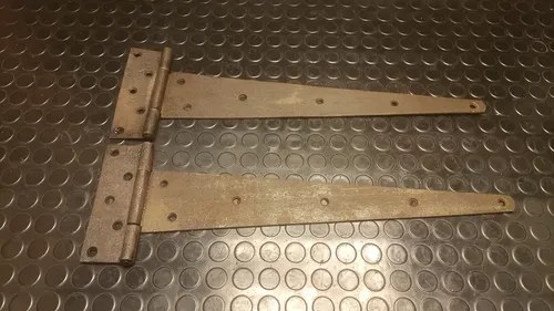 Juego De 2 Bisagras Antiguas De Hierro - 8