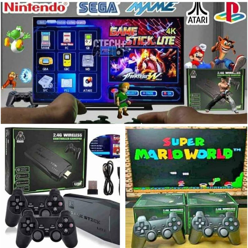 Game stick Lite 4k 20 mil juegos