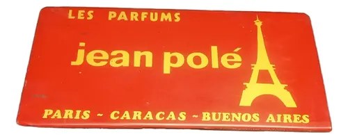 Antiguo Cartel Publicitario Perfumes Jean Polé