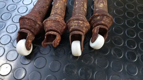 Lote De Antiguas Ruedas De Porcelana