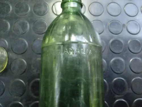 Antiguo Frasco De Fijador York Y Botella De Vidrio - 9