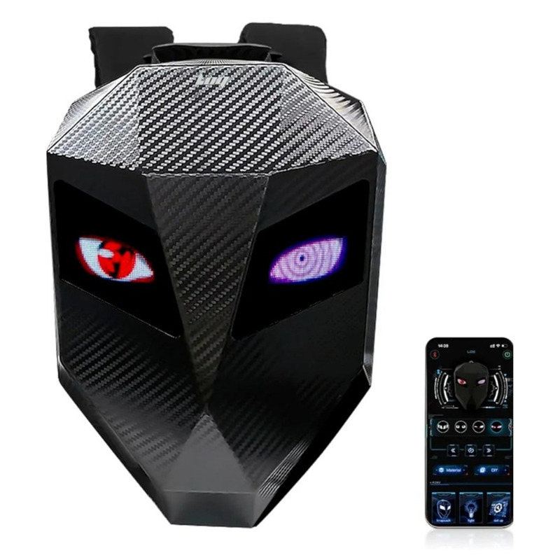 Imaginate esta mochila con panel led y tu moto!!!