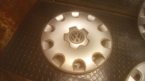 Juego 4 Tazas Plásticas Volkswagen Golf Rodado 15 Plateado - 8