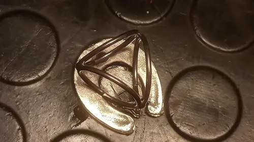 Pasapañuelos Jinete Con Herradura De Tres Argollas - 2