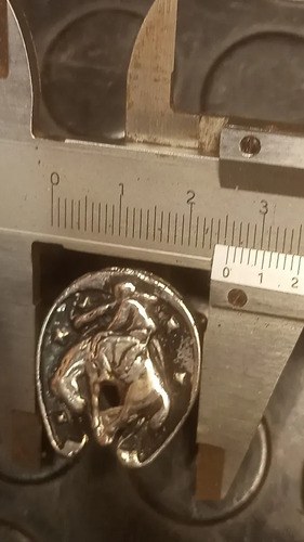 Pasapañuelos Jinete Con Herradura De Tres Argollas - 3