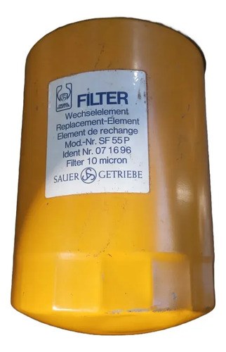 Antiguo Filtro De Aceite Sauer Getriebe