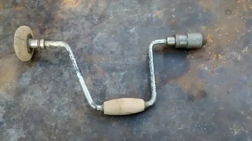 Taladro De Mano Antiguo