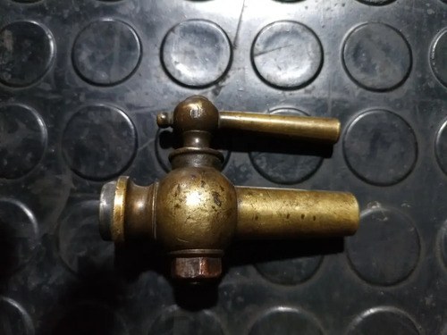 Antigua Canilla De Bronce Para Tanque De Aceite O Similar