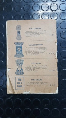 Antiguo Catálogo De Lanas Y Puntos