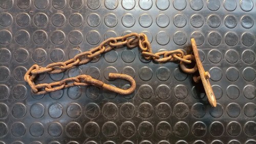 Cadena Con Gancho Y Soporte Para Atornillar / Compuerta - 9