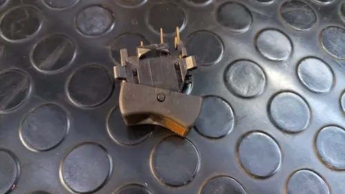 Llave / Tecla Baliza Fiat 128 Súper Europa Original Gris - 9