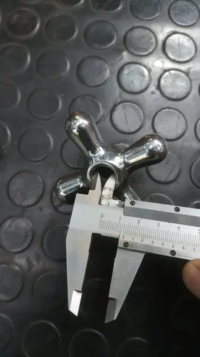 Juego De Volantes De Canilla De Bronce Cromado Cromo - 9