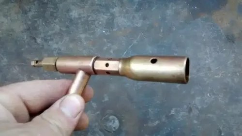 Soplete De Bronce Antiguo