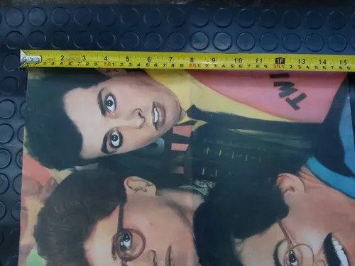 Lote 5 Posters Revista Pelo (twist, Durán, Charly, Lebón) - 5