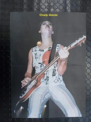 Lote 5 Posters Revista Pelo (twist, Durán, Charly, Lebón) - 8
