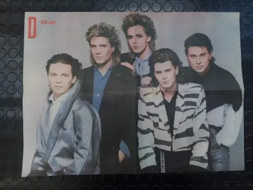 Lote 5 Posters Revista Pelo (twist, Durán, Charly, Lebón) - 9
