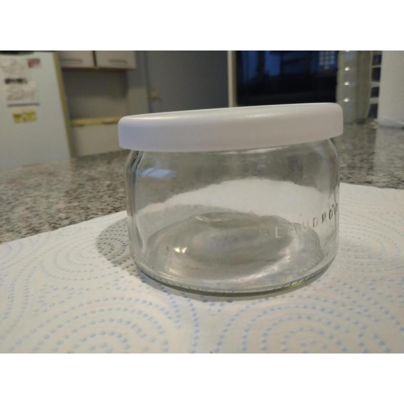 Frascos De Vidrio Con Tapa Plastica