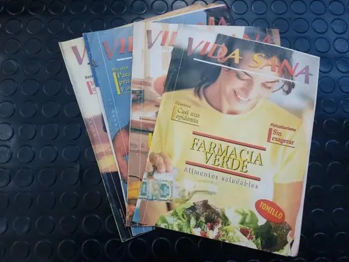 Lote De 4 Revistas Vida Sana