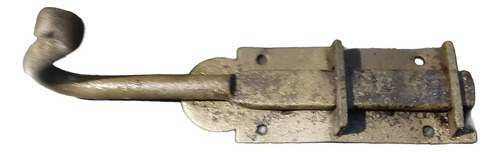 Antiguo Pasador Para Puerta De Hierro Colonial